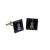 Outline Cello on Blue Music Sheet Design Cufflinks