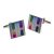 Pop Art Style Pineapple Design Cufflinks