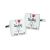 I Love You This Much Daddy Sqaure Cufflinks