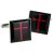 Black & Red Knights Templar Design Cufflinks