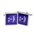 Text Speak Winking Smile Face Cufflinks