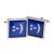 Text Speak Happy Face Cufflinks