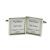 Bespoke Personalised Square Wedding Text Cufflinks
