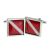 Scuba Diver Down Flag frog Man PADI BSAC Cufflinks