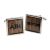 Retro Shabby Chic Personalised Wooden Effect Cufflinks