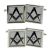 Masonic White Cufflinks (With or Without G)