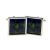Cufflinks Black Watch Scottish Tartan with Masonic design (no G)