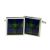 Cufflinks Black Watch Scottish Tartan with Pheasant design