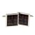 Cufflinks Royal Stewart Scottish Tartan with Stag design