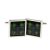 Cufflinks Mac Kenzie Scottish Tartan with Masonic G design