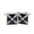 Cufflinks Scottish Saltire Flag with Masonic (no G) design