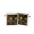 Textured Multiple Panelled Wood Effect Cuflinks