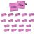 Lilac Square Wedding Cufflinks