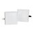 Plain Ash Grey Square Cufflinks