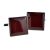 Plain Burgundy Square Cufflinks