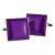 Deep Purple Square Cufflinks