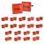 Burnt Orange Square Wedding Cufflinks