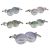 Oval Contemporary Half Colour Wedding Cufflinks