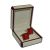 Crimson Flame Red Acrylic Insert Exclusive Cufflinks