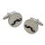 Enamelled Moustache Cufflinks