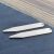 Value Saver Rhodium Plated Collar Stiffeners (engravable)
