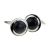 Black Button Style Fashion Classics Cufflinks