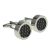 Black Carbon Fibre-look Cufflinks
