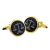 Gold Plated Black Scales of Justice Lawyers Masonic