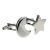 Star & Moon Planets Space Cufflinks