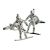 Snowboarder Skier Cufflinks