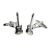 Electric Guitar Music Rhodium Plated Cufflinks