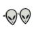 Space Aliens, UFO, Astronaut Cufflinks