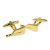 Gold Plated Rowing Oars Cufflinks