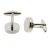 Groomsman Laser Etched Round Wedding Cufflinks