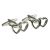 Joined Love Hearts Wedding Cufflinks