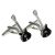 Black Electric Guitar Music Cufflinks
