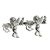 Love & Romance, Cupid with Bow Wedding Cufflinks