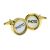 Gold Plated Photo Holder Cufflinks