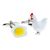Chicken & Fried Egg Cufflinks