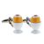 Pair of Boiled Chicken Eggs in Egg Cups Cufflinks