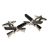 High Detail Crossed Shotguns Cufflinks