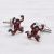 Red Skydiver Cufflinks