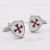 Crusader Maltese Cross Shield Cufflinks