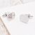 Deluxe Thickness Irregular Octagon Cufflinks (Engravable)