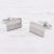 Half Shiny Half Matt Rectangle Finish Cufflinks