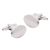 Oval Domed Cufflinks (Engravable)