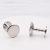 Round Cufflinks with Bevel Curved Finding (Engravable)