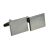 Plain Gunmetal Finish Rectangle Cufflinks (engravable 20 x 15mm)