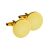 Plain Round Gold Plated Engraveable Cufflinks (20mm engravable)