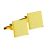 Plain Square Gold Plated Engraveable Cufflinks (17mm engravable)